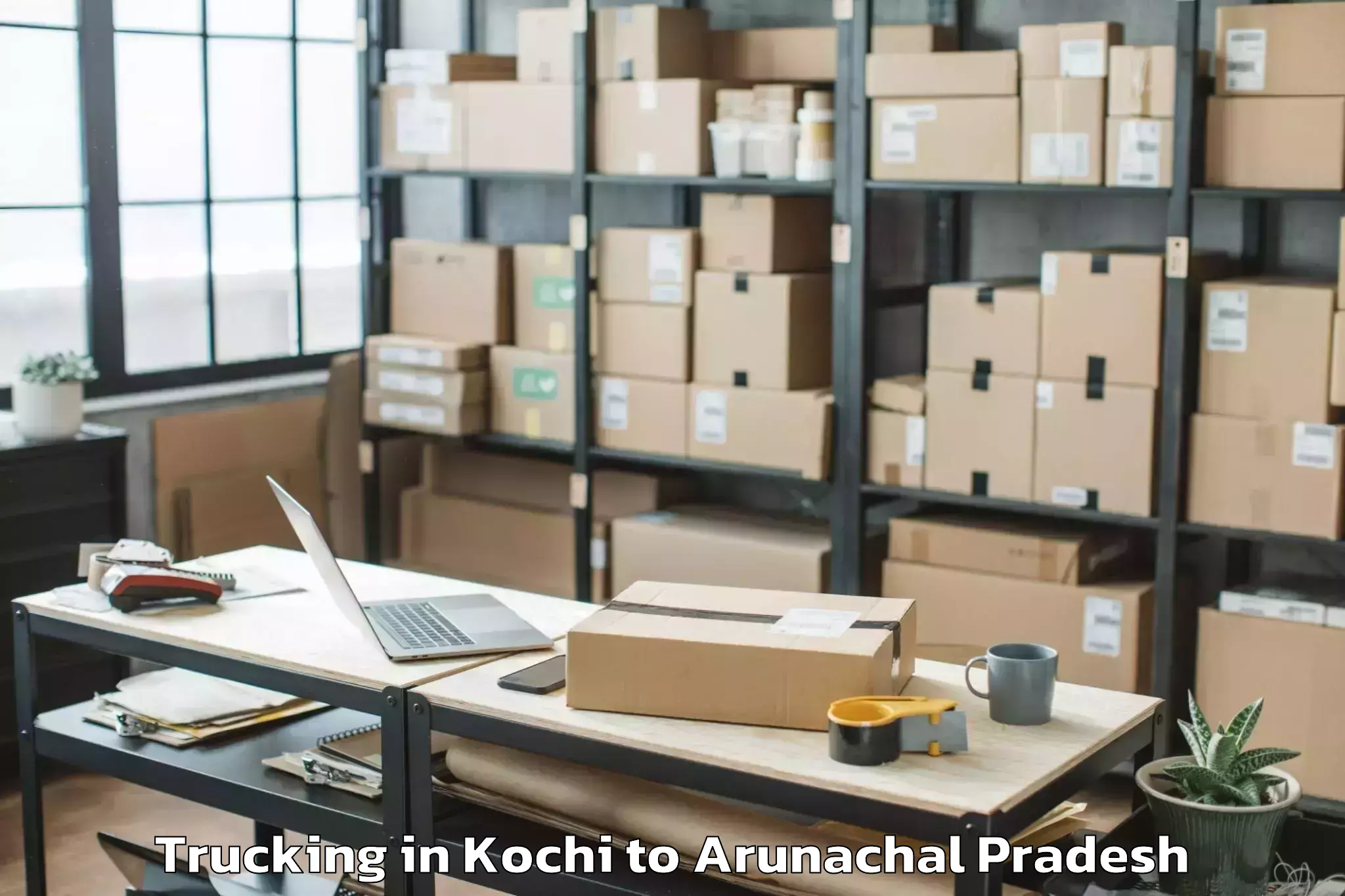 Book Kochi to Namsing Trucking